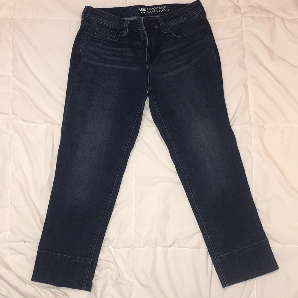 Gap straight crop pants
